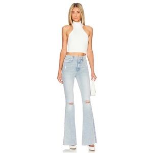 NWT MOTHER The Super Cruiser Double Heel Fray in Nature of the Game Size 30